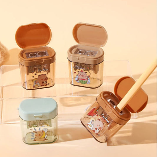 Capybara Dual Pencil Sharpner