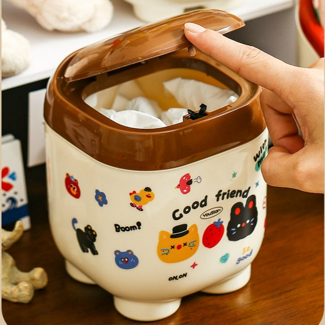 Cute Desk Dust Bin