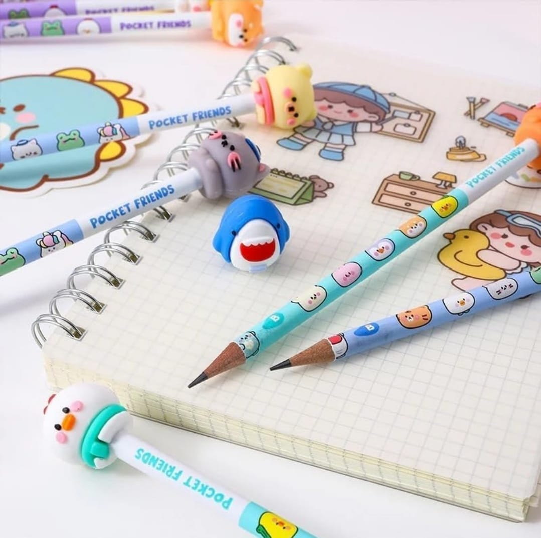 Cartoon Eraser Pencil