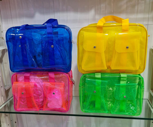 Neon Jelly Bags (front Pockets)
