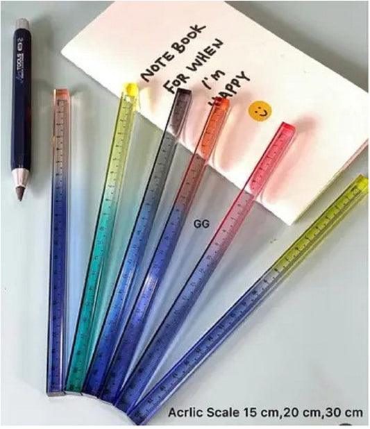 Crystal Ruler (15cm)